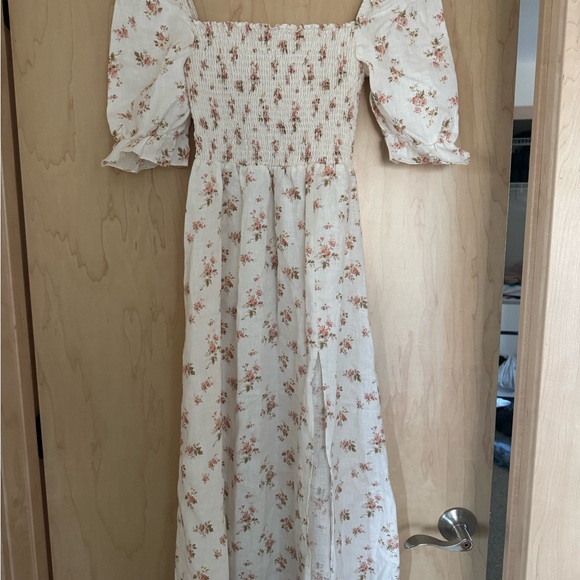 Reformation Dresses & Skirts - Reformation Linen Floral Midi Dress